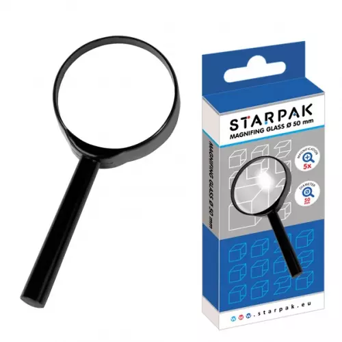 Lupa powiększająca, średnica 50 mm - Papiernicze i szkolne