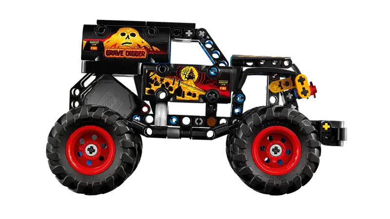 LEGO Technic Monster Jam™ Grave Digger™ Ogień i lód 42219 - Zabawki