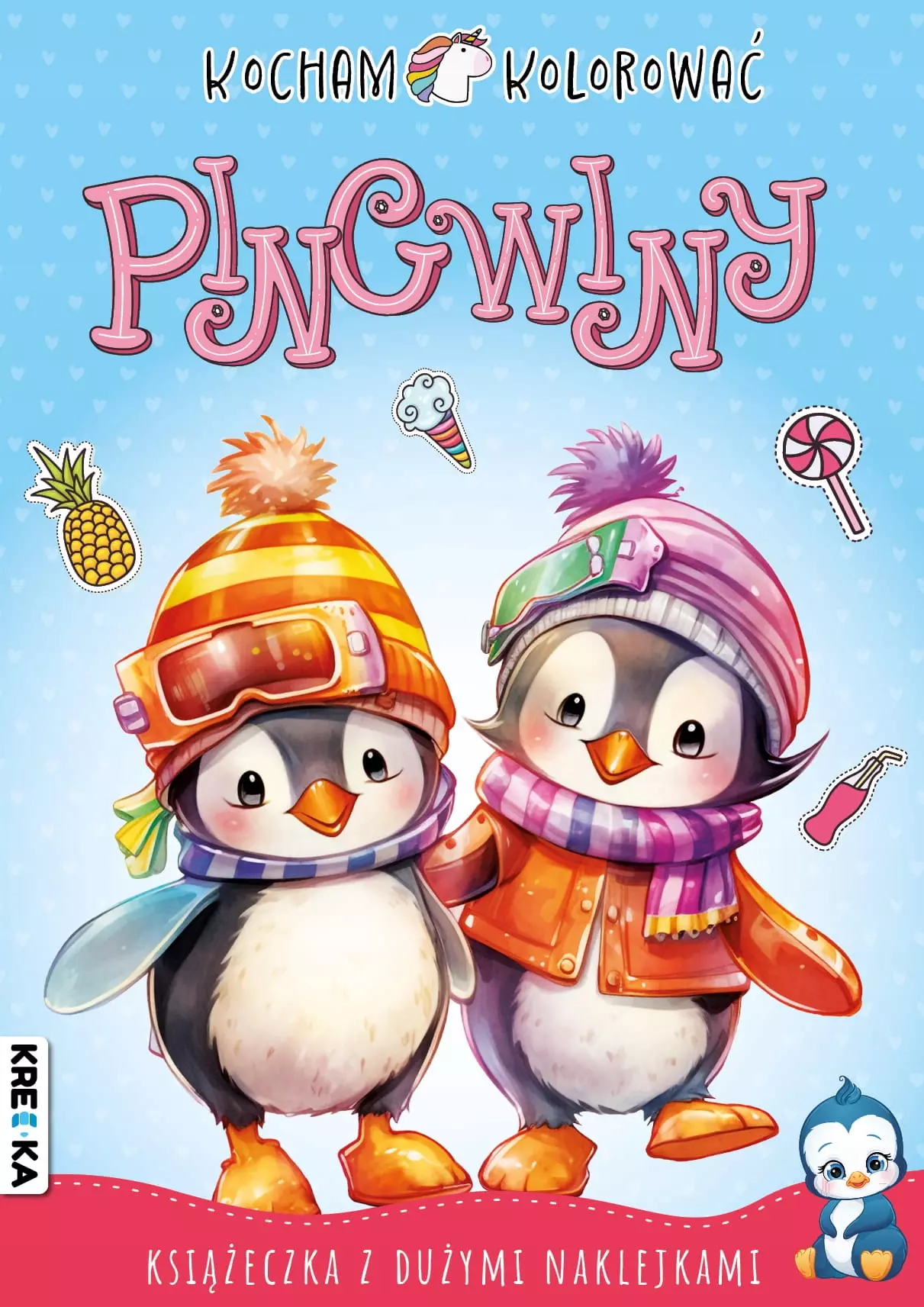 Pingwiny. Kocham kolorować - Książki