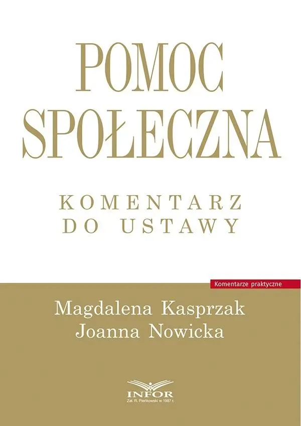 Pomoc społeczna. Komentarz do ustawy - Książki