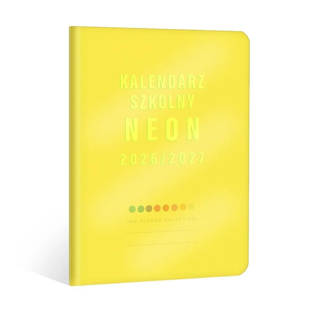 Kalendarz szkolny 2026/2027 "NEON" - Książki