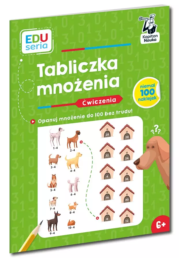 EDUseria. Tabliczka mnożenia. Ćwiczenia. Kapitan Nauka - Książki