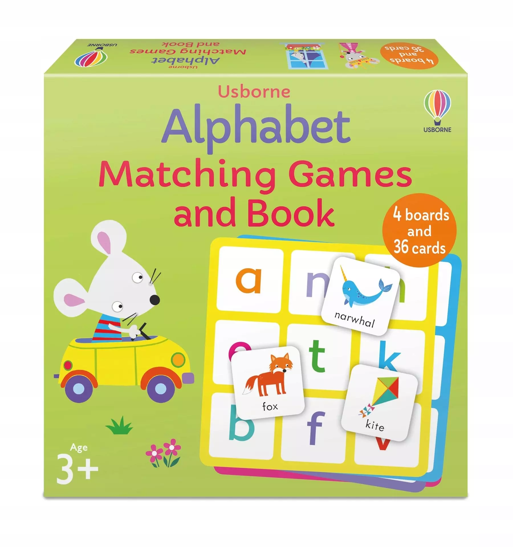 Alphabet Matching Games And Book - Książki