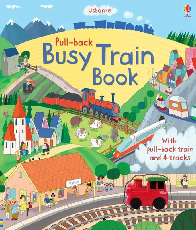 Pull-back. Busy Train Book wer. angielska - Książki