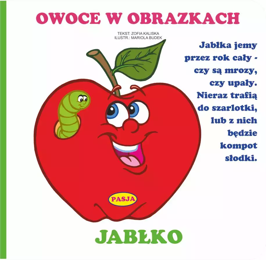 Owoce w obrazkach. Jabłko - Książki