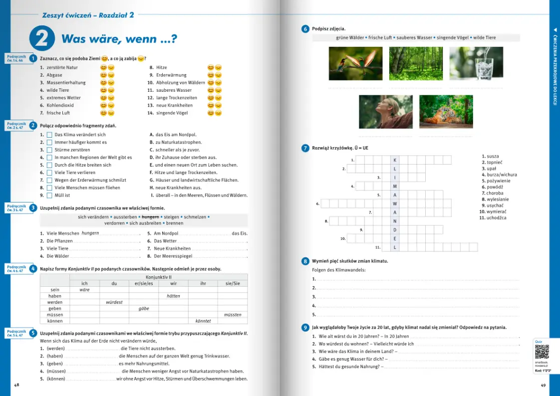 Smart book. Język niemiecki. Welttour Deutsch 4 neu. Liceum i technikum - Książki