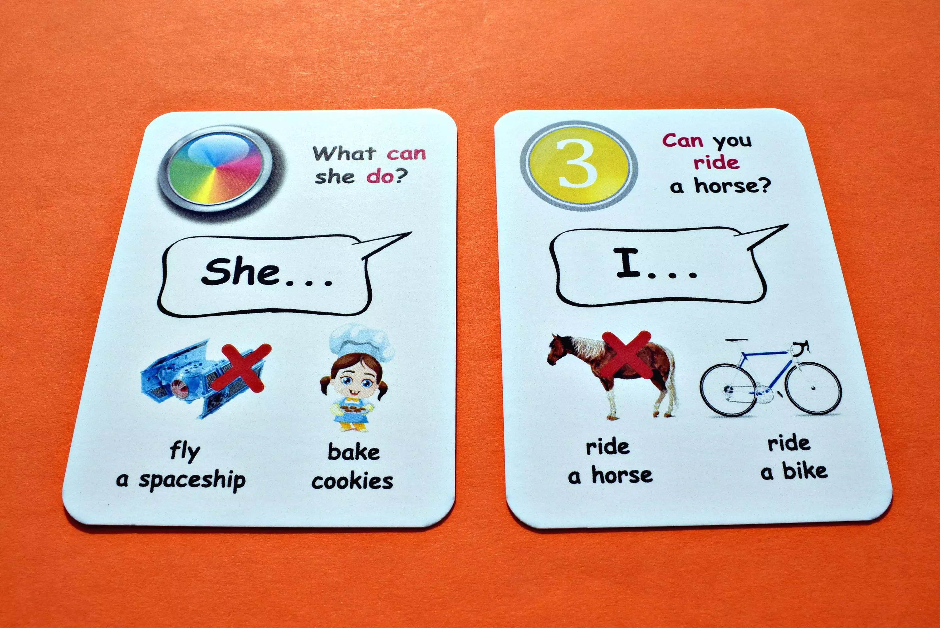 Fun Card English. Can / Can't - Gry