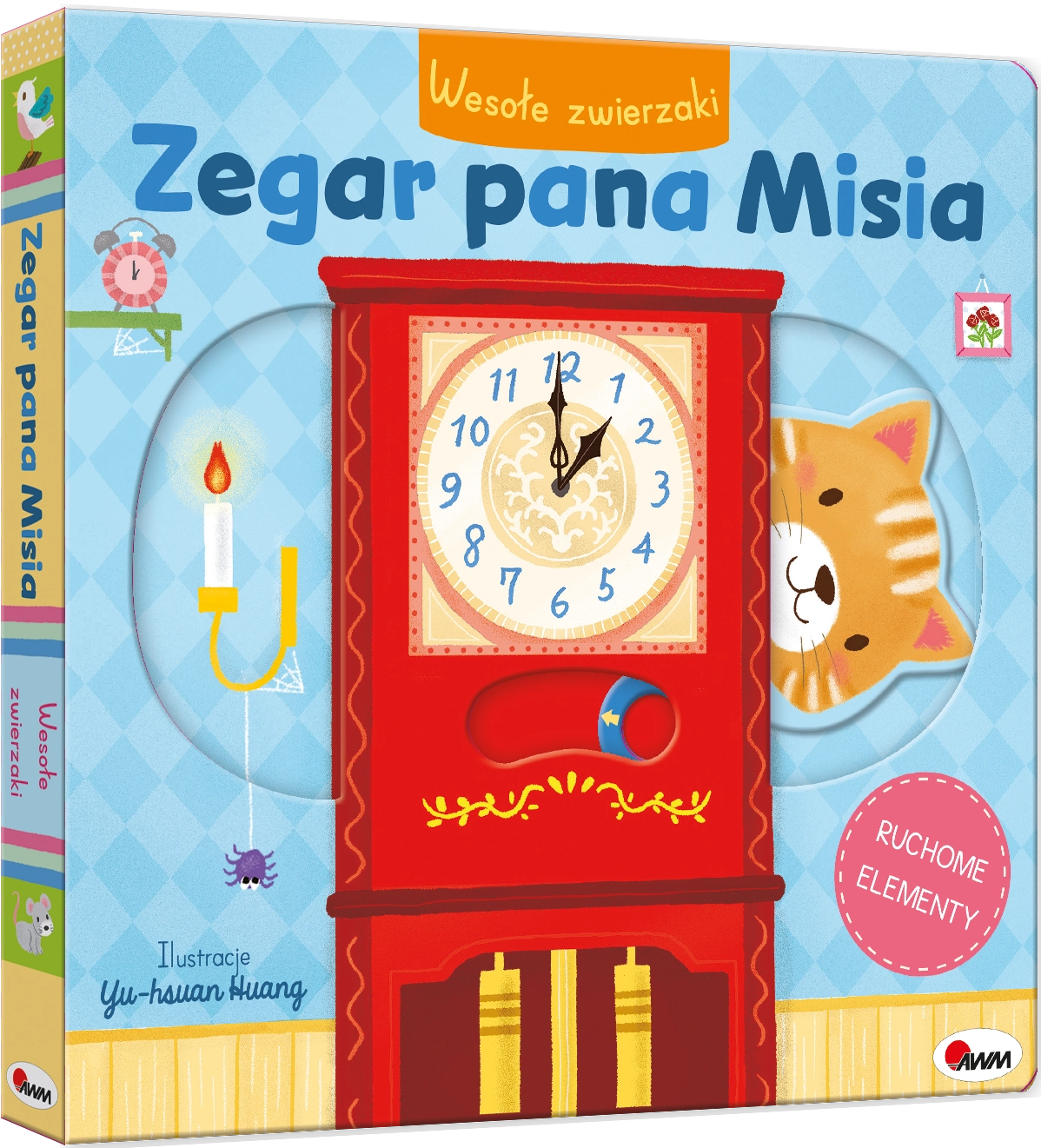 Wesołe zwierzaki. Zegar pana Misia - Książki