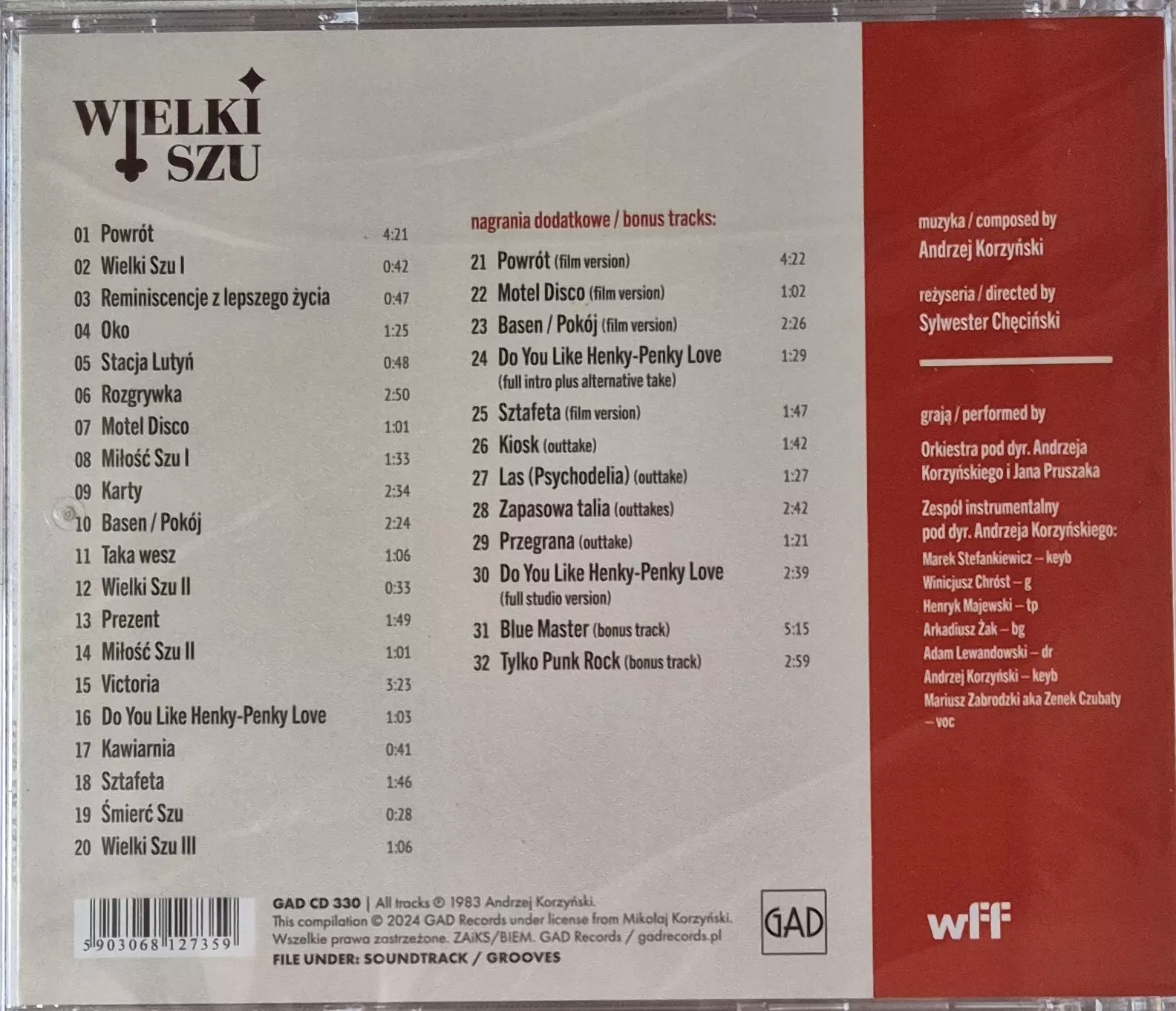 Wielki Szu - Definitive Edition, CD - Muzyka