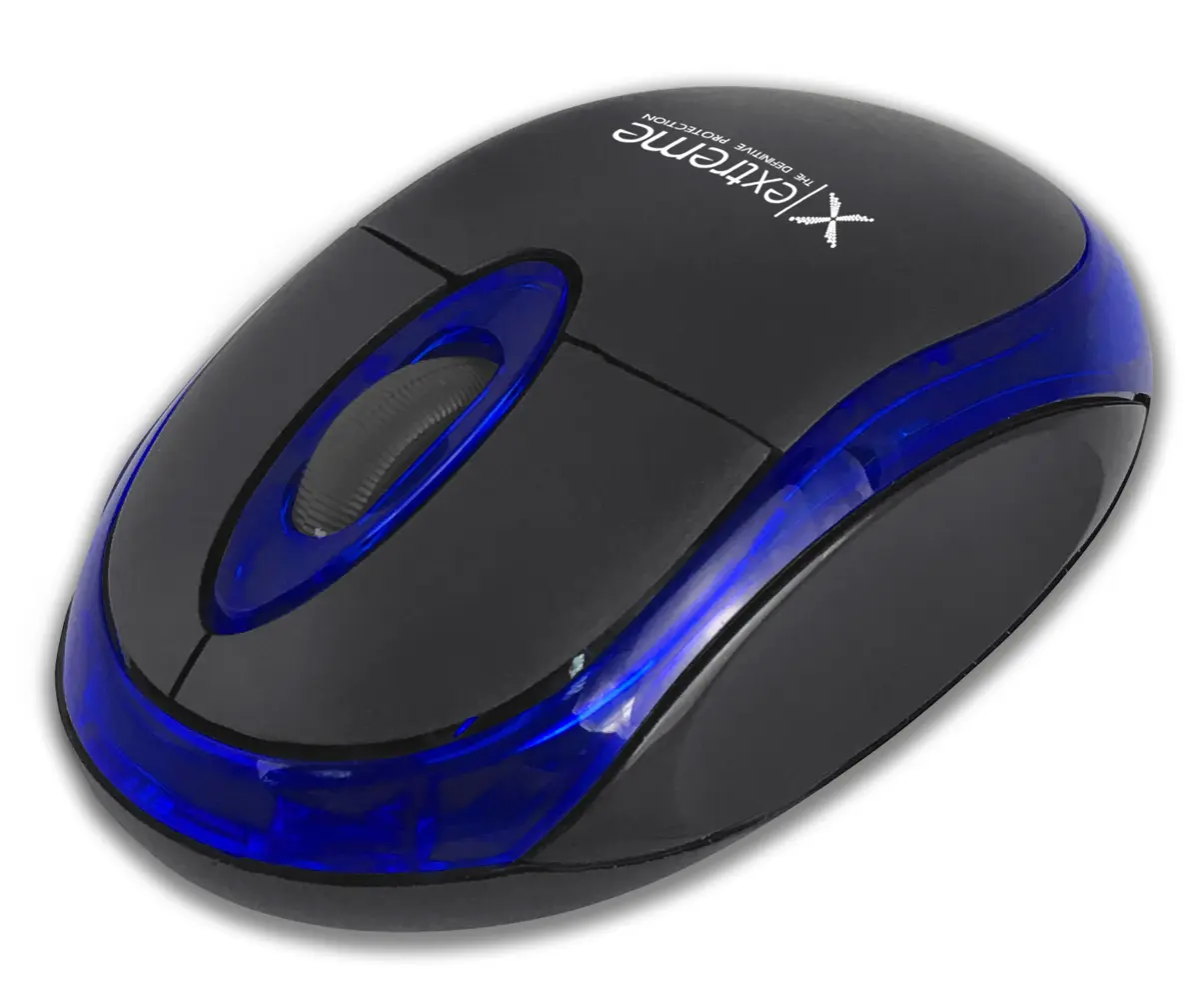 Extreme Mysz bezprzewodowa Bluetooth 3D optyczna Cyngus Niebieska - Elektronika