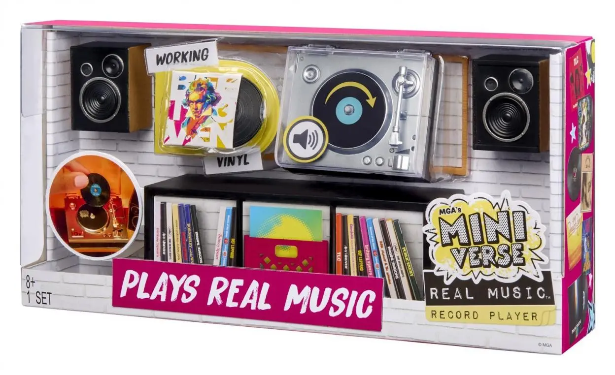 MGA's Miniverse Real Music Record Players - Zabawki
