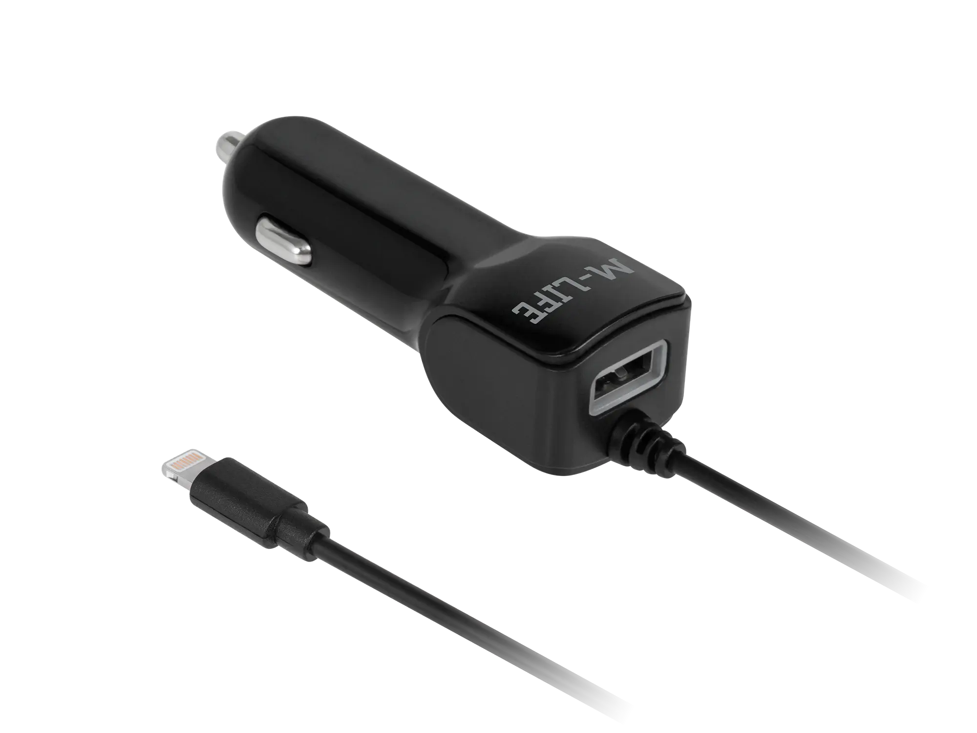 Ładowarka samochodowa M-Life do Apple iPhone, iPad + USB 2100 mA - Elektronika i akcesoria