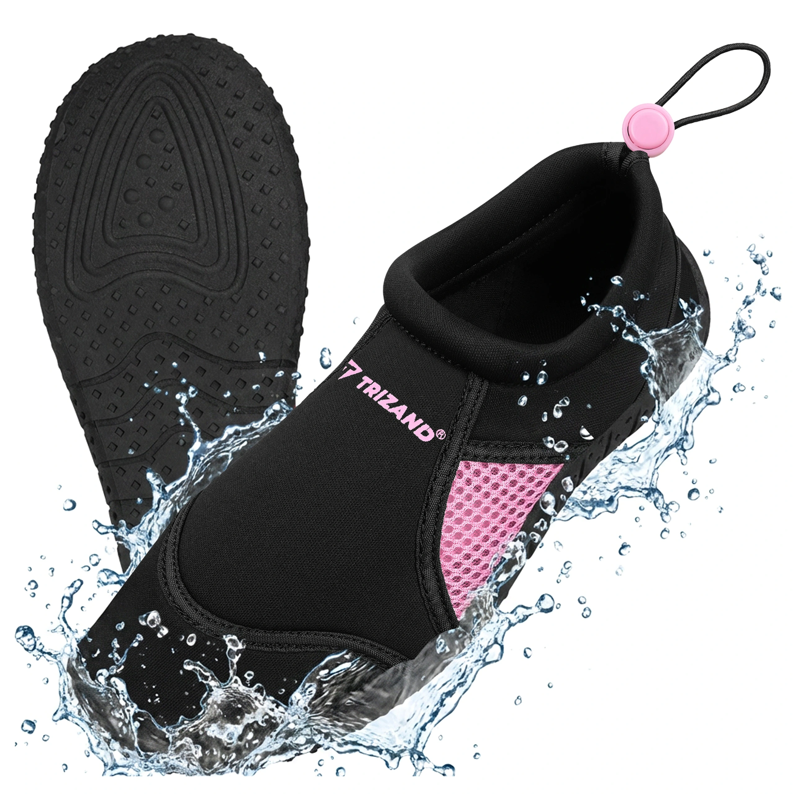 Buty do wody czarno-różowe- rozmiar 37 5mm Trizand - Elektronika i akcesoria