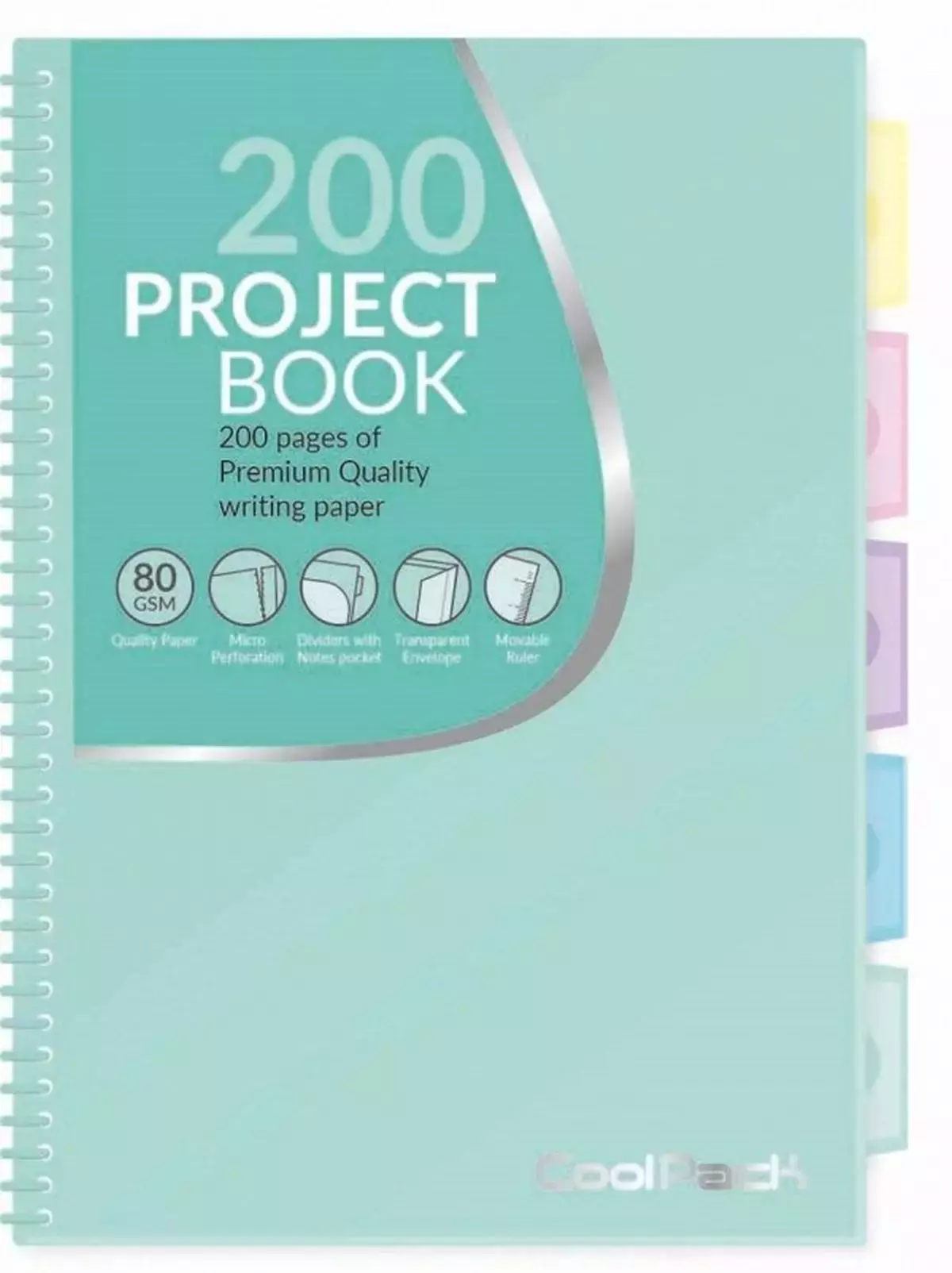Kołobrulion B5 Coolpack pastel B5 200 kartek mięta - Papiernicze i szkolne