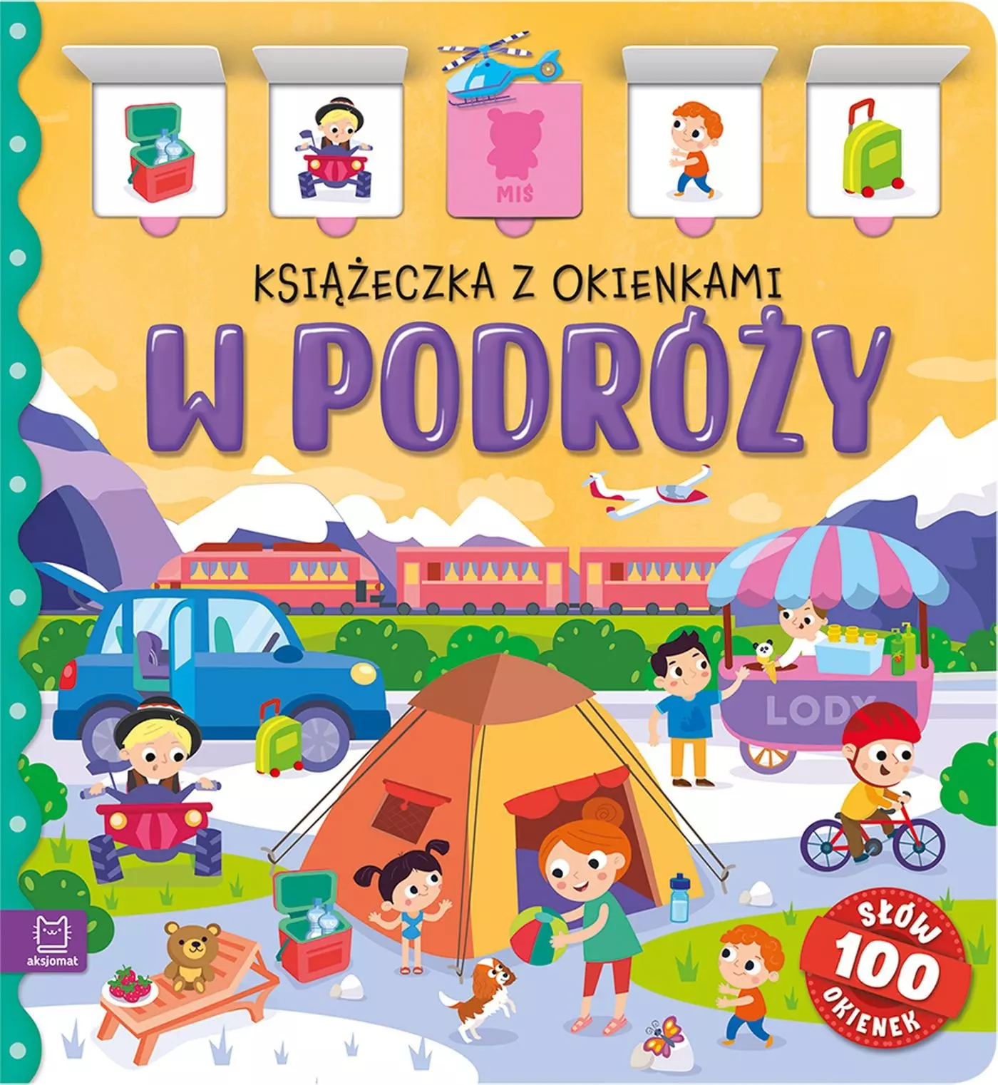 W podróży. Książeczka z okienkami. 100 okienek - 100 słów - Książki