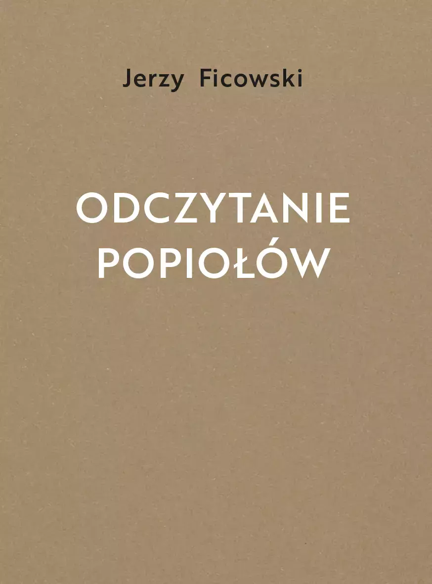 Odczytanie popiołów - Książki