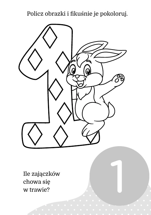 Maluszkowe malowanie. Cyferki - Książki