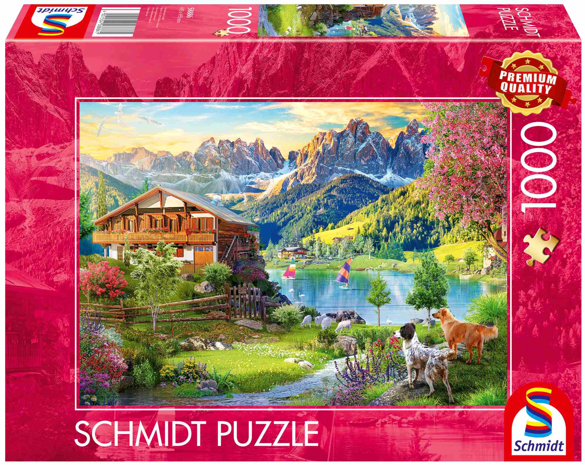 Puzzle 1000 PQ Relaks w Dolomitach 113693 - Puzzle