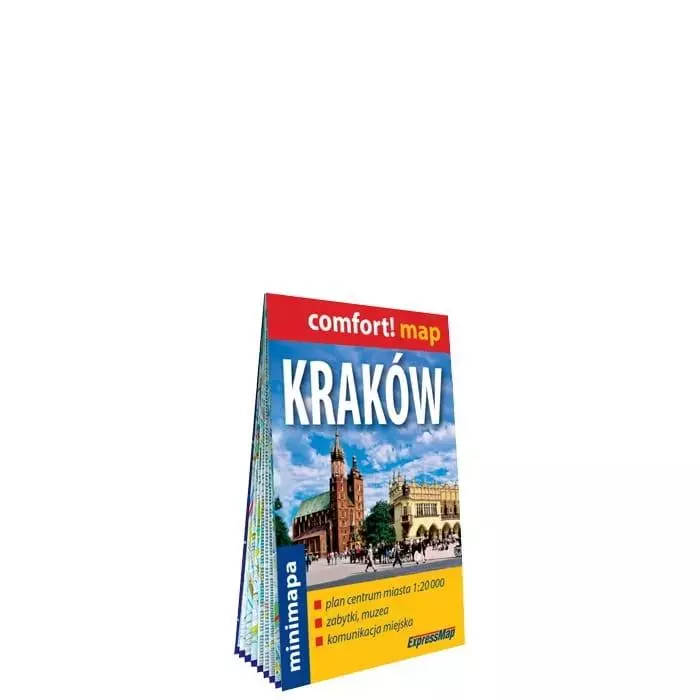 Comfort! map Kraków midi 1:20 000 plan miasta - Książki