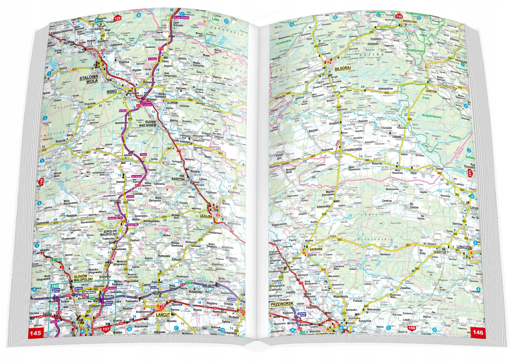 Polska atlas samochodowy 1:300 000 - Książki
