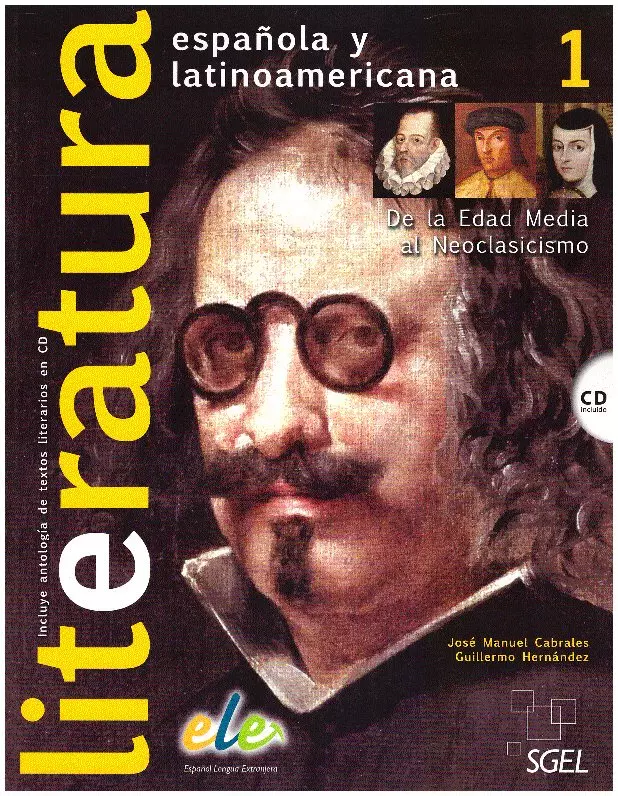 Literatura espanola y latinoamericana 1 + CD - Książki