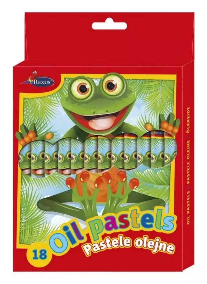 Pastele olejne 18 kolorów - Papiernicze i szkolne