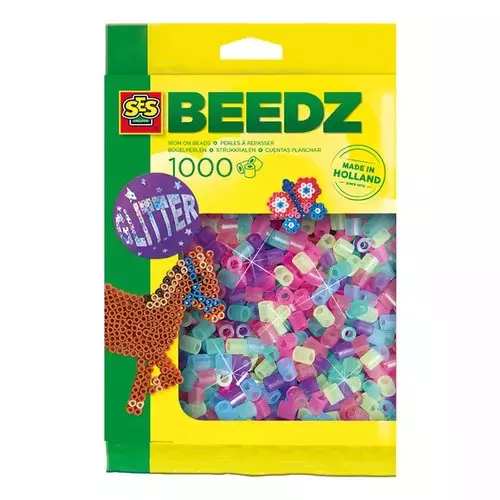 Koraliki do prasowania 1000 sztuk brokat - Gry