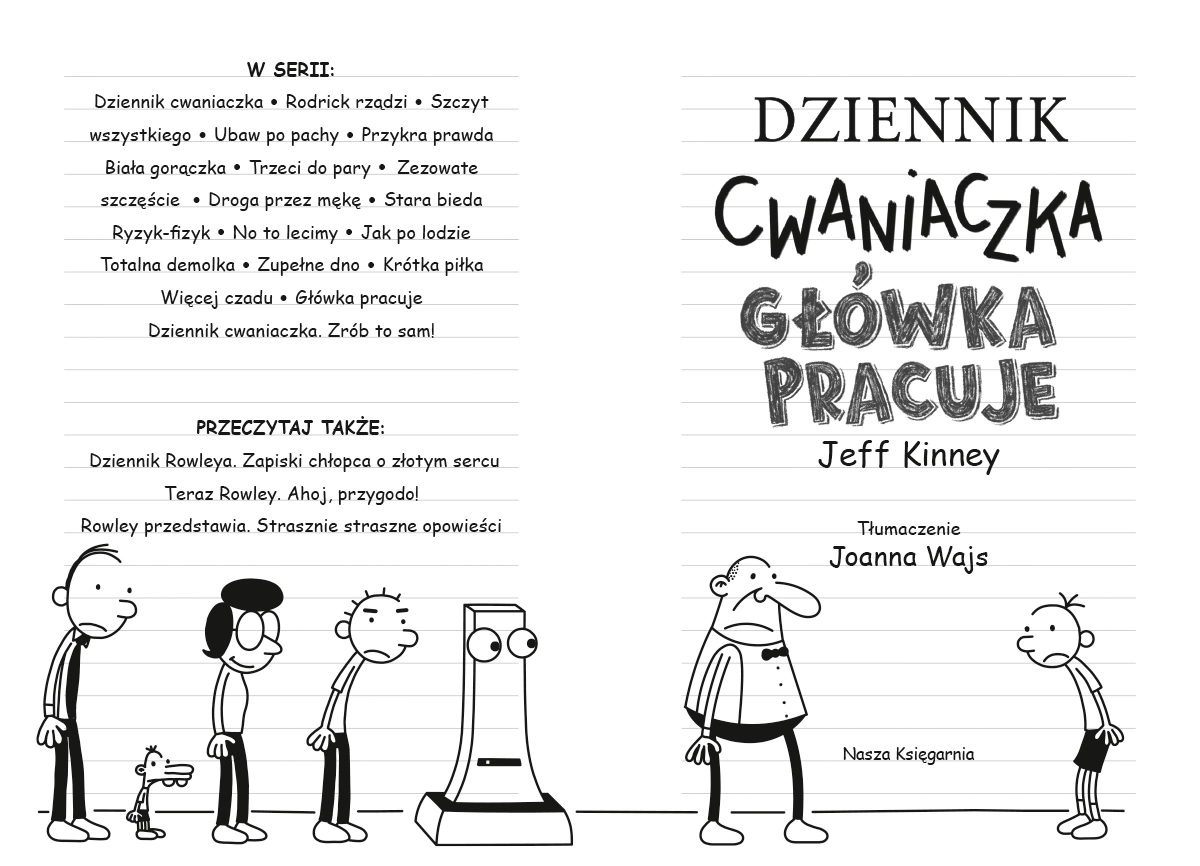 Dziennik cwaniaczka. Główka pracuje - Książki