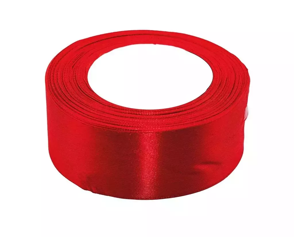 Wstążka satynowa czerwona 50mmx32m - Papiernicze i szkolne