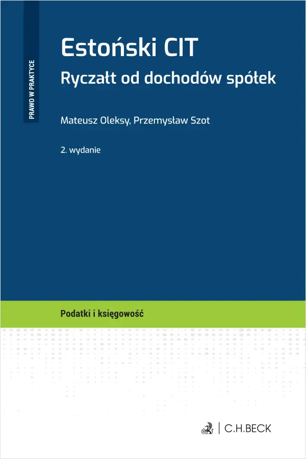 Estoński CIT. Ryczałt od dochodów spółek - Książki