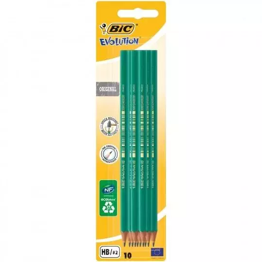 Ołówek Evolution 650 HB bez gumki, 10 sztuk - Papiernicze i szkolne