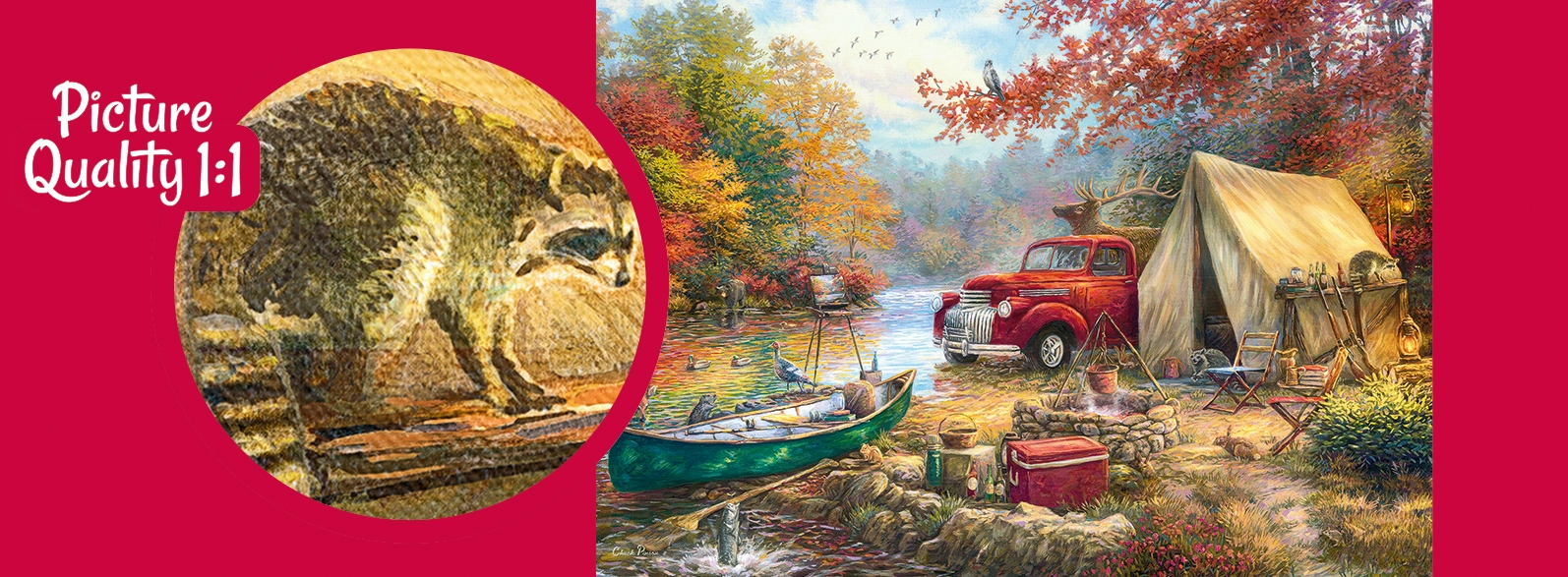 Puzzle 1000 elementów. W plenerze 30394 - Puzzle