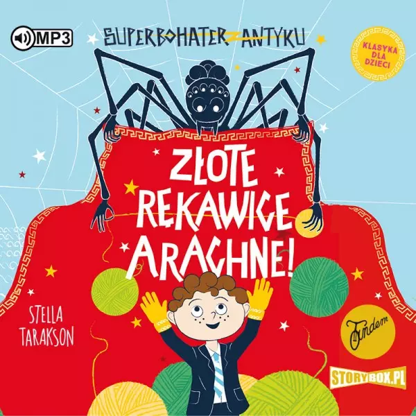Superbohater z antyku. Tom 3. Złote rękawice Arachne! Audiobook - Audiobooki