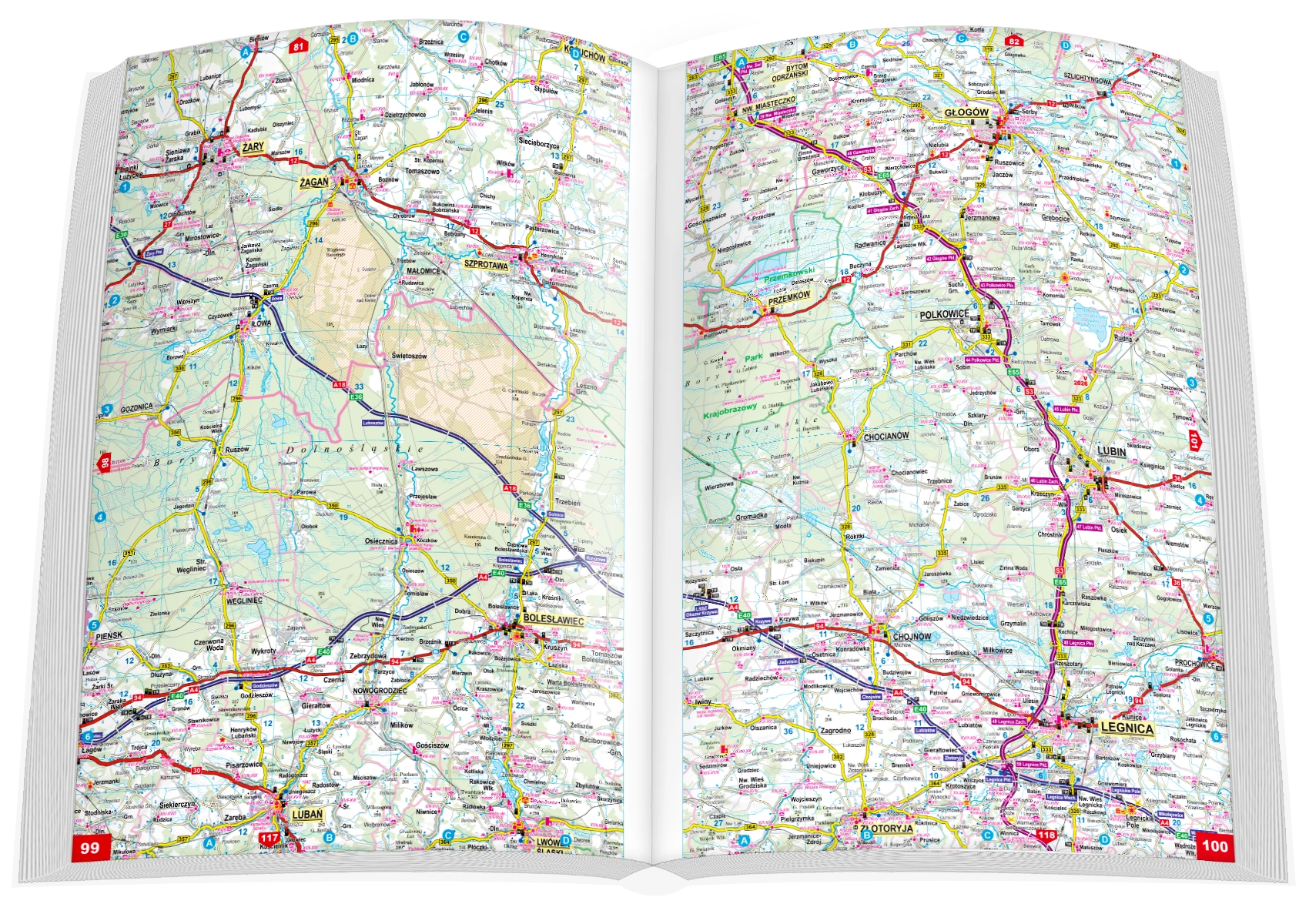 Polska. Atlas samochodowy 2026/2027, 1:250 000 - Książki