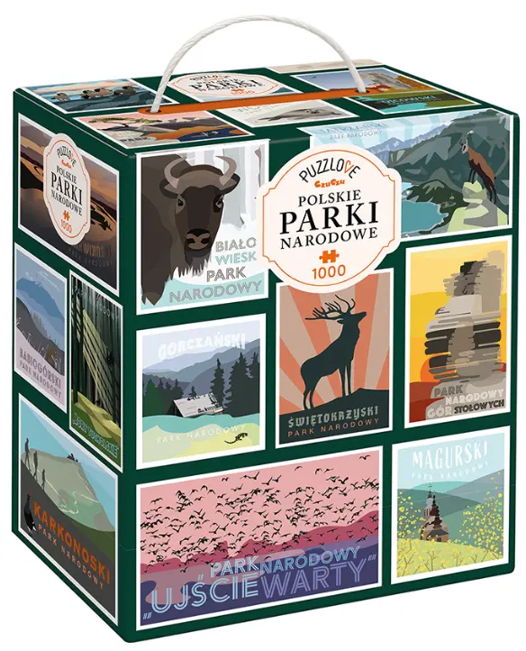 Puzzlove CzuCzu 1000 elementów. Polskie Parki Narodowe - Puzzle