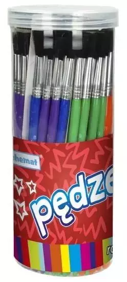 Pędzelki nr7-12 72szt - Papiernicze i szkolne