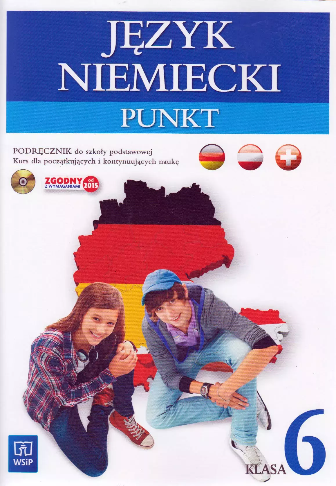 Język niemiecki. Punkt. Podręcznik + CD. Klasa 6. Szkoła podstawowa - Książki