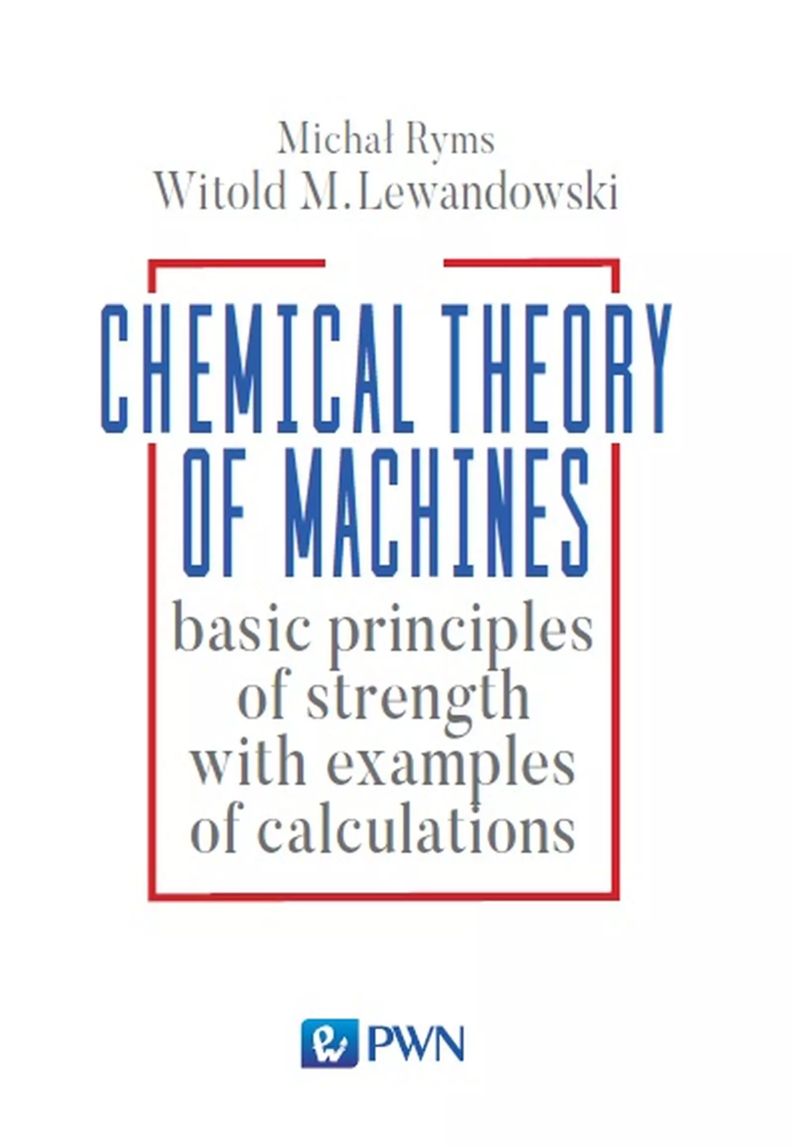 Chemistry Theory of Machines - Książki