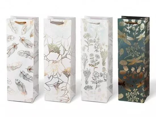 Torebka na prezent T12 kraft 125x350x90 - Papiernicze i szkolne