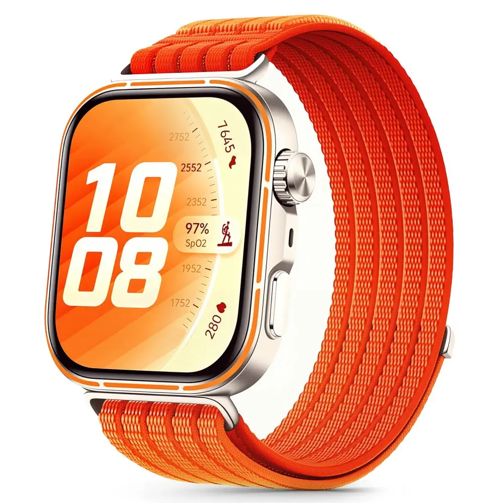 Tech-Protect Nylon Huawei Watch Fit 3 / 4 / 4 Pro / 5 / 5 Pro Orange - Elektronika i akcesoria