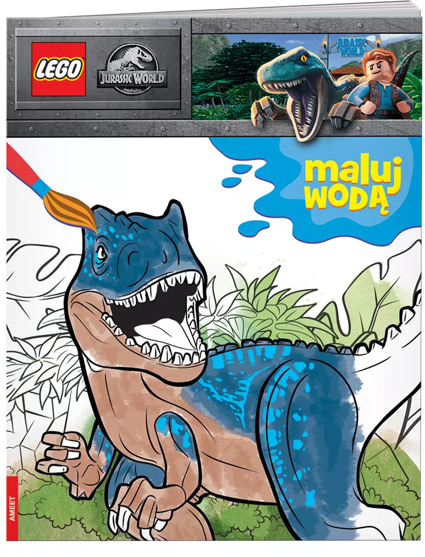 Lego Jurassic World. Maluj wodą - Książki