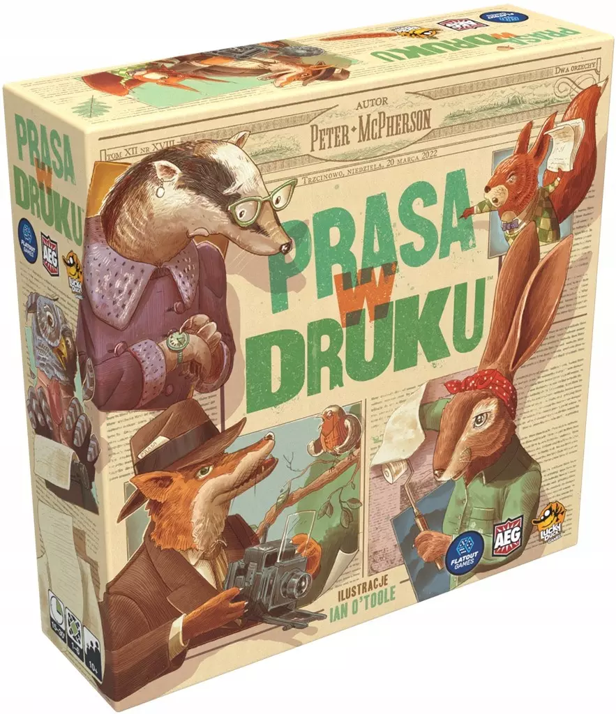 Gra planszowa Lucky Duck Games Prasa w druku - Gry