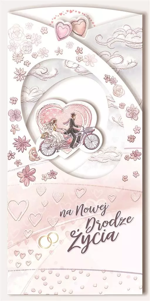 Kartka okolicznościowa Ślub DS02 - Papiernicze i szkolne