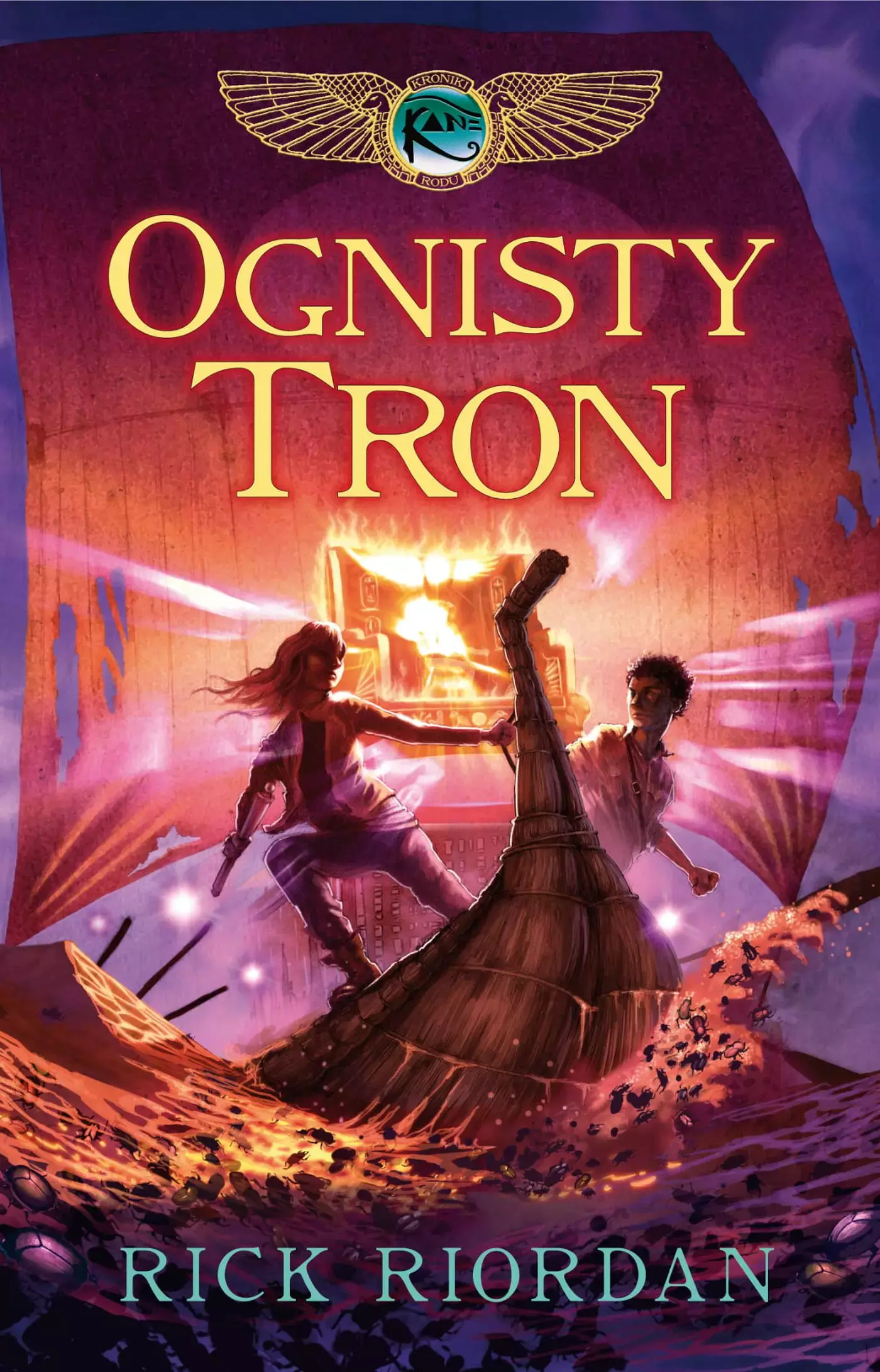 Kroniki rodu Kane. Tom 2. Ognisty tron - Książki