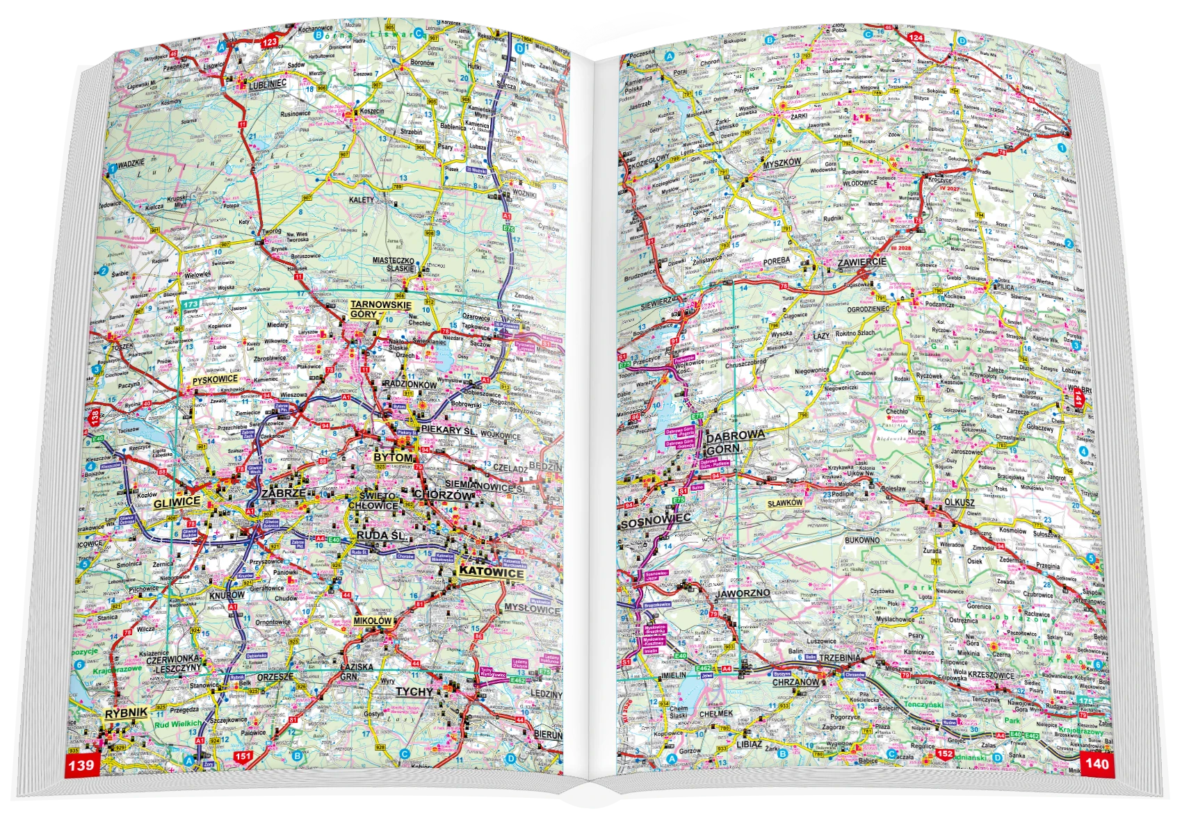 Polska. Atlas samochodowy 2026/2027, 1:250 000 - Książki