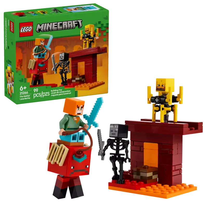 LEGO Minecraft™ Bitwa na moście Netheru 21266 - Zabawki