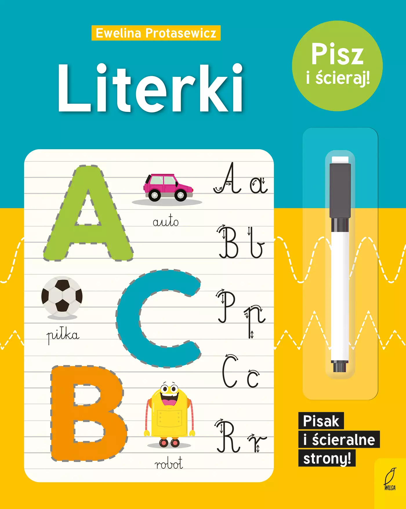 Pisz i ścieraj! Literki - Książki
