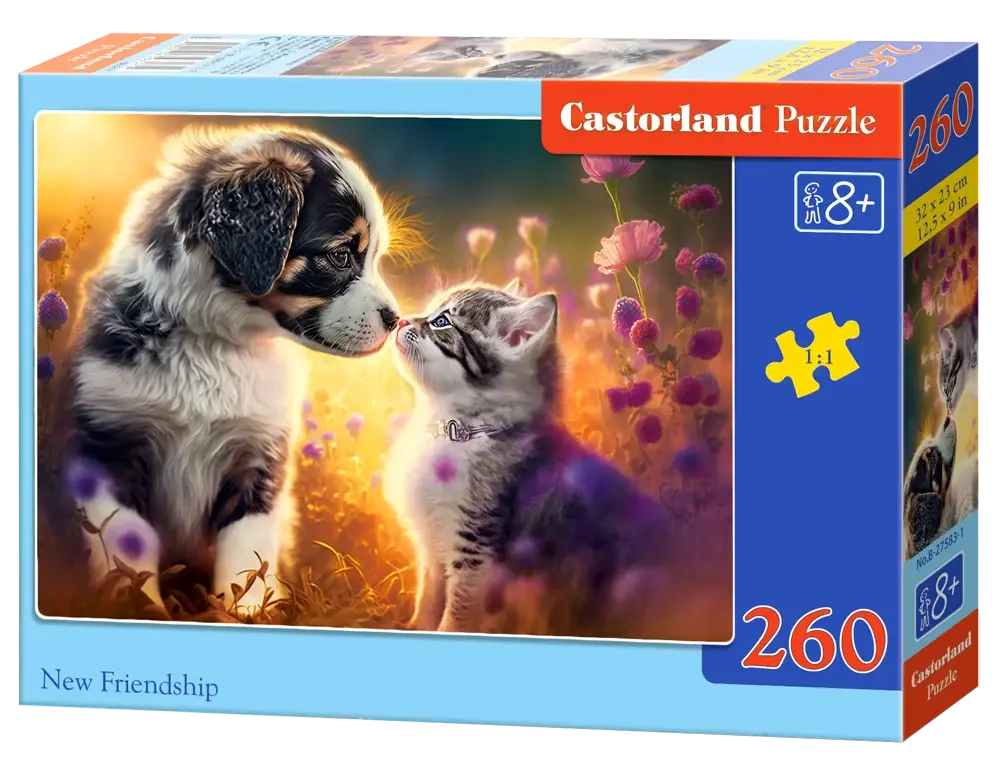 Puzzle 260 elementów. Nowi przyjaciele - Puzzle