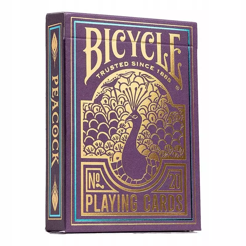 Karty do gry Bicycle Purple Peacock w PL tylko u nas - Gry