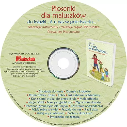 A u nas w przedszkolu CD - Książki